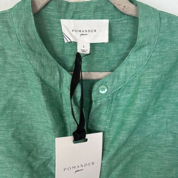 Pomander place flax lydell maxi dress with pockets in green • Large - Picture 6 of 7